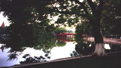The Red Bridge in Hanoi